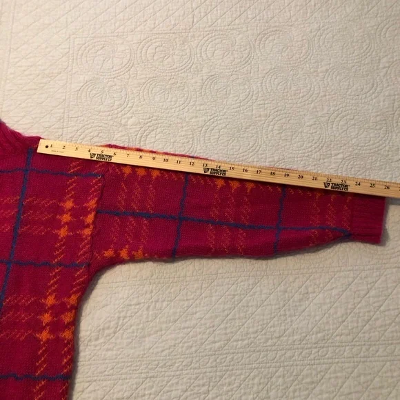 Vintage 90’s retro mohair sweater. Size medium. - Picture 8 of 9